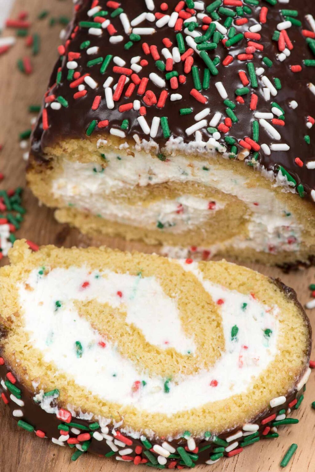 Christmas Cake Roll - Crazy for Crust