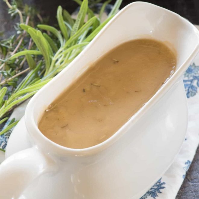 Easy 5-Minute Gravy Recipe - Crazy for Crust