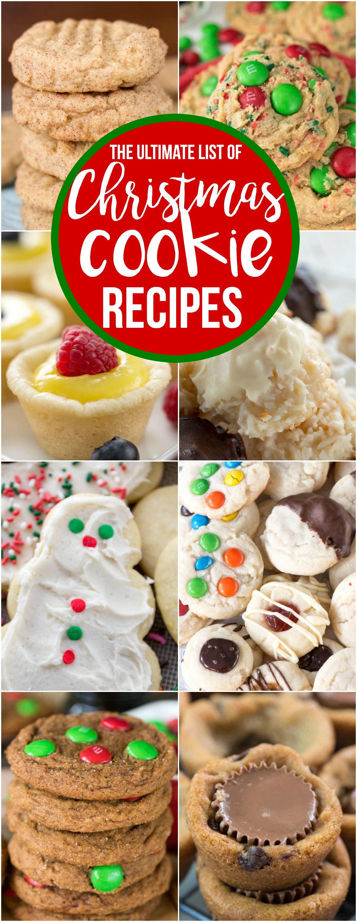 The Ultimate List of Christmas Cookies - Crazy for Crust
