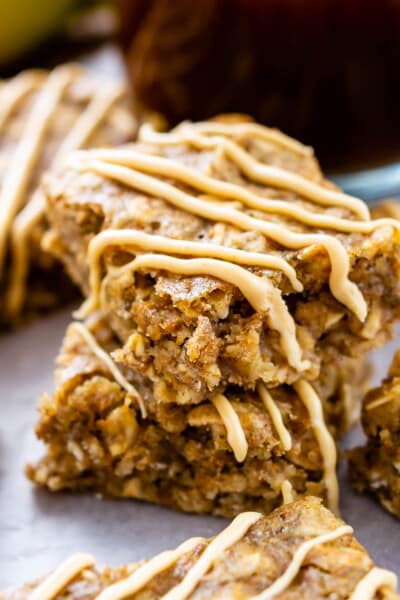 Breakfast Banana Bars Recipe - Crazy for Crust