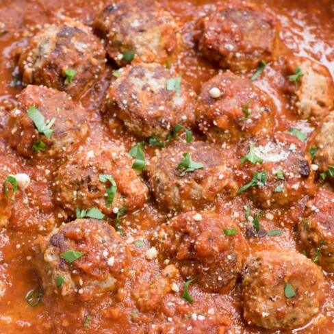 Easy Homemade Turkey Meatballs - Crazy for Crust