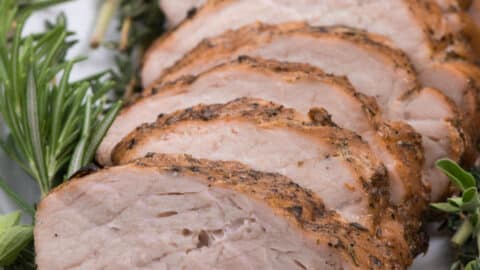 Pork loin temperature clearance grill