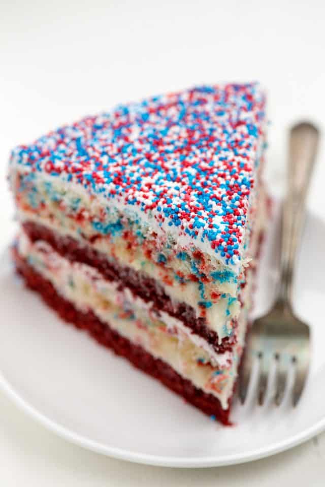 Fireworks Cake - Crazy for Crust