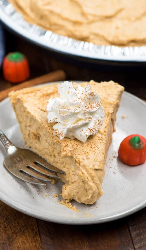 No Bake Pumpkin Pie - Crazy for Crust