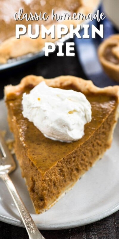 Mom's Classic Homemade Pumpkin Pie Recipe - Crazy for Crust