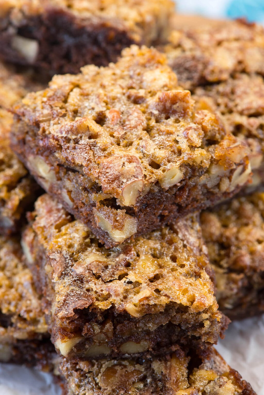 Pecan Pie Brownies - Crazy for Crust