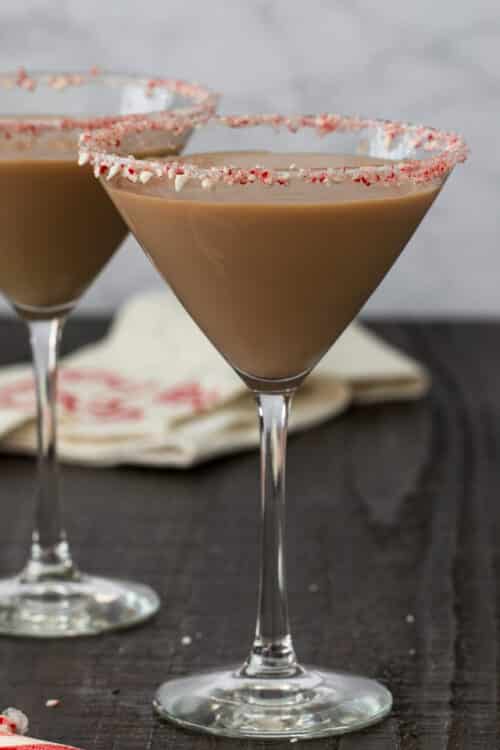 Candy Cane Martini {Candy Cane Infused Vodka} - Crazy for Crust