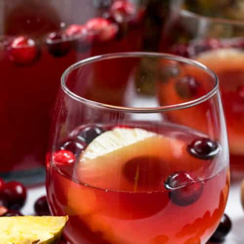 Cranbery Christmas Punch Recipe - Crazy for Crust