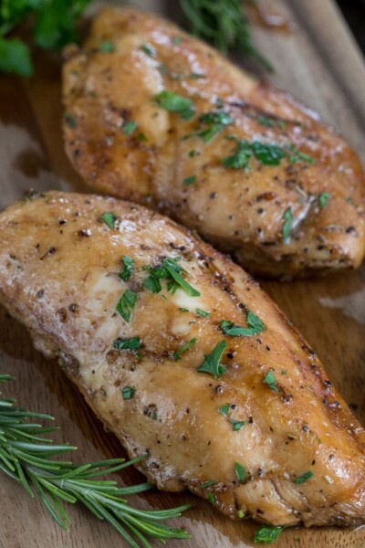 Easy Oven Baked Chicken Breasts (with the best marinade) - Crazy for Crust