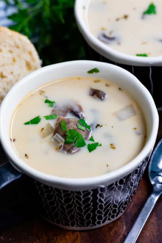 30 Minute Chicken Mushroom Soup - Crazy for Crust