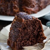 Rich Chocolate Bundt Cake - Crazy for Crust