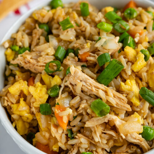 Easy Chicken Fried Rice (20 min meal) - Crazy for Crust