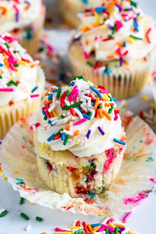 Perfect Funfetti Cupcakes Recipe Crazy for Crust