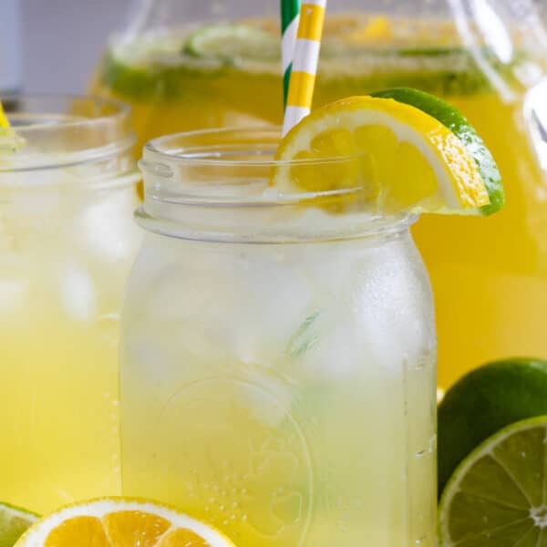 Lemon Lime Vodka Party Punch - Crazy for Crust