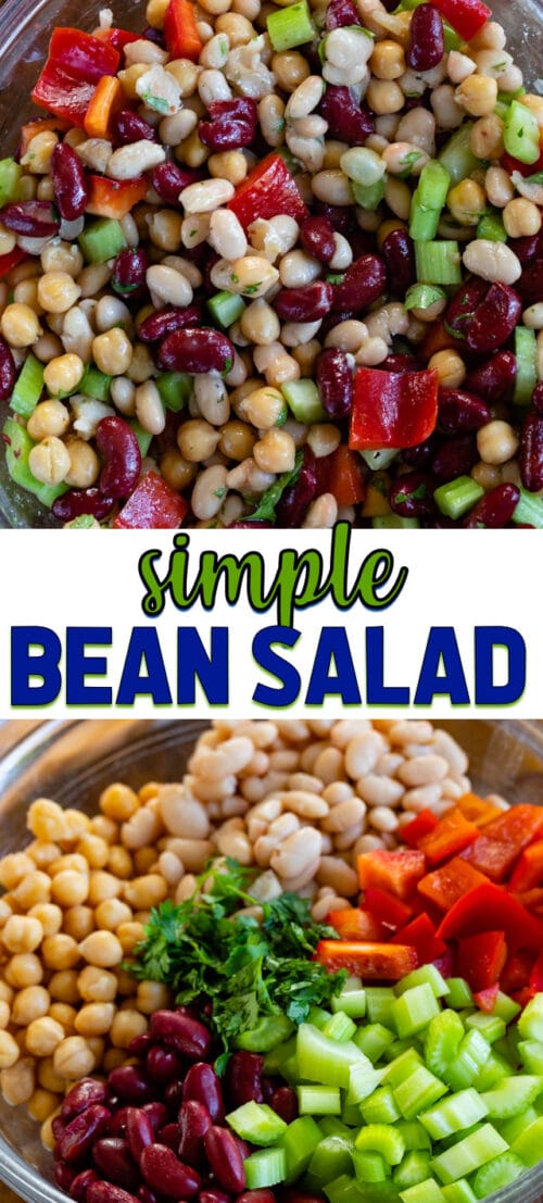 Easy Bean Salad - Crazy for Crust