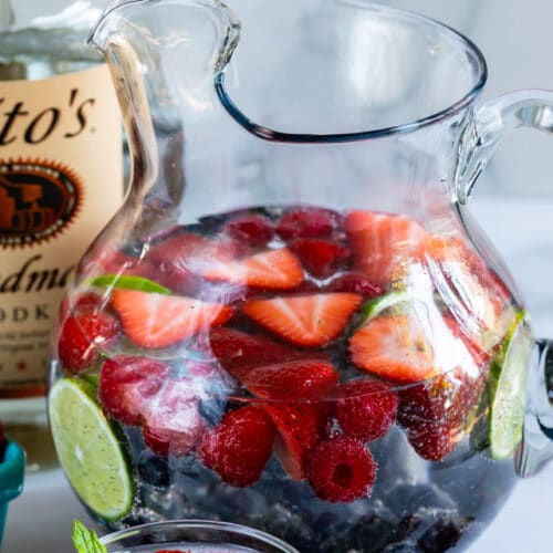Mixed Berry Vodka Party Punch #Punch4Everybody - Always Order Dessert