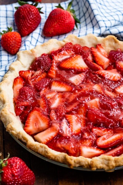 Fresh Strawberry Pie Recipe | Crazy for Crust