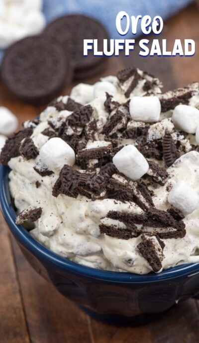 Easy Oreo Fluff Salad - Crazy for Crust