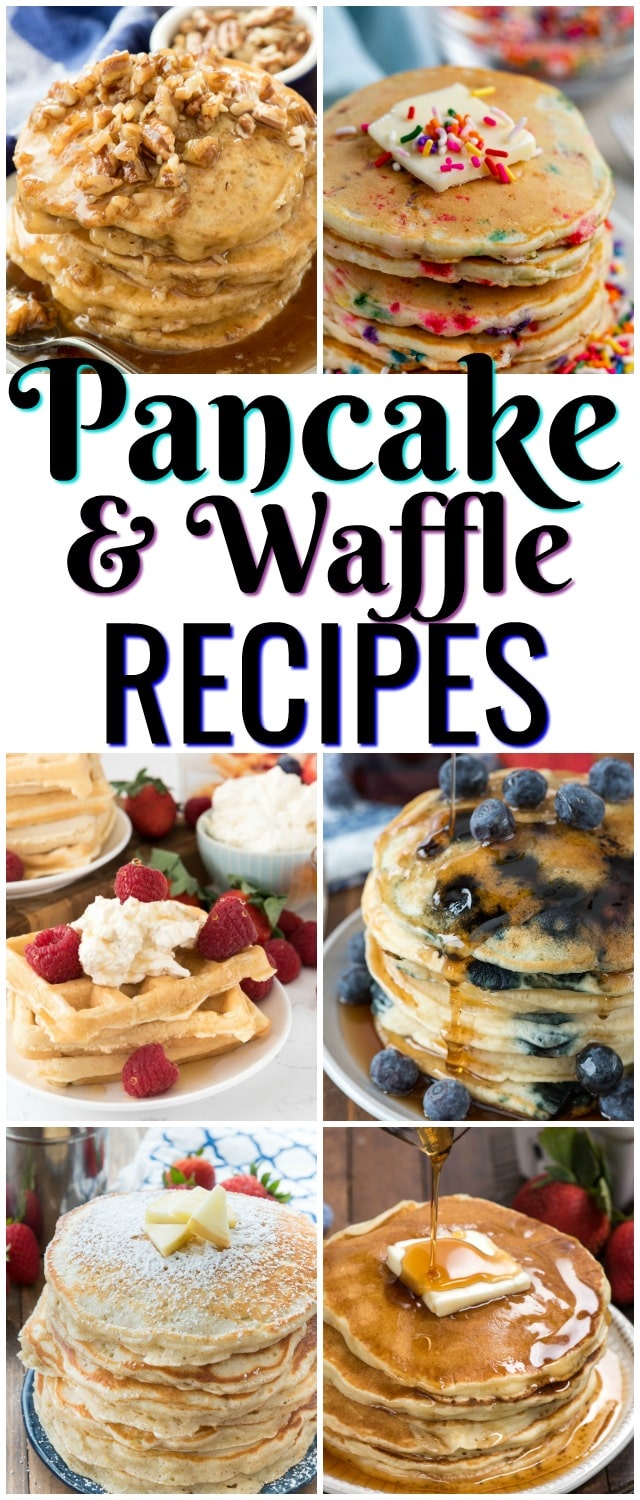 pancake recipe collage