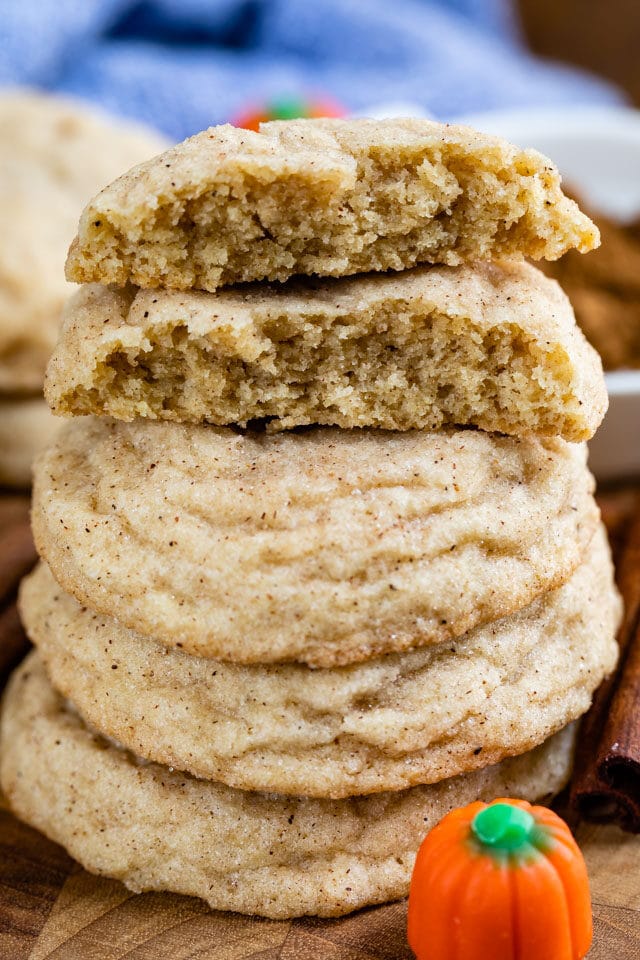 Pumpkin Spice Snickerdoodles Recipe - Crazy for Crust