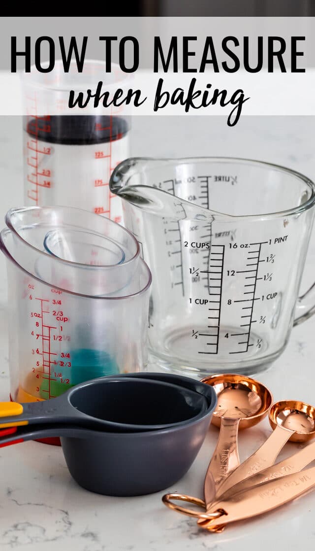 Dry versus Liquid Measuring Cups