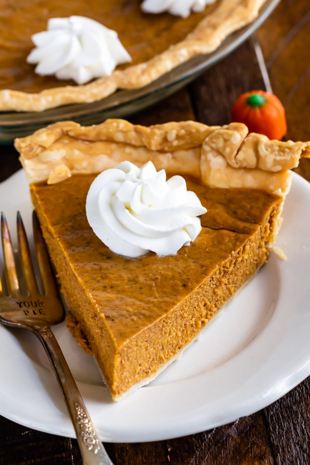 Seriously Easy Pumpkin Pie Recipe - Crazy For Crust