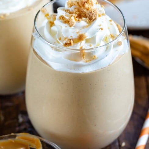 Pumpkin Peanut Butter Smoothie - Crazy for Crust