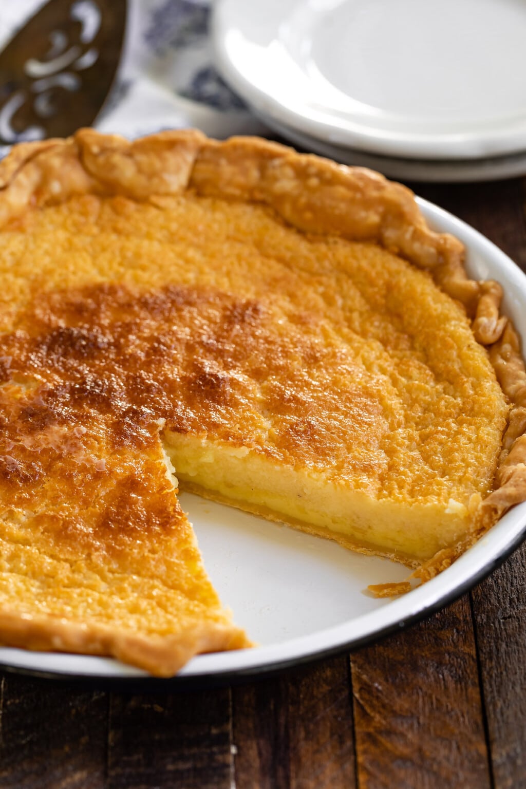 Classic Buttermilk Pie Recipe - Crazy for Crust