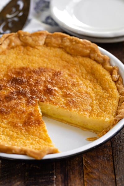 Easy Classic Buttermilk Pie Recipe - Crazy for Crust