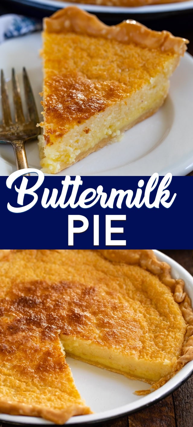 Easy Classic Buttermilk Pie Recipe Recipe - Crazy for Crust