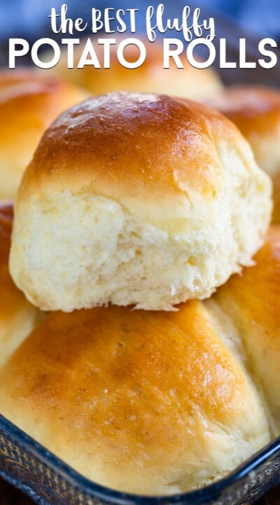 The BEST Fluffy Potato Rolls Recipe - Crazy For Crust