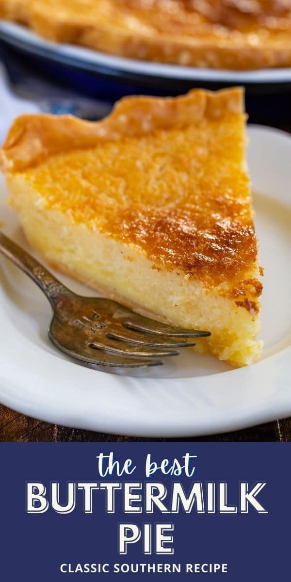 Easy Classic Buttermilk Pie Recipe Recipe - Crazy for Crust