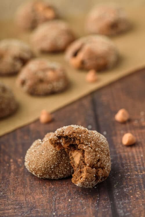 Butterscotch Molasses Pudding Cookies - Crazy for Crust