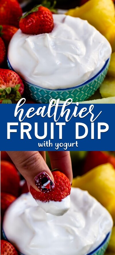 Easy Healthier Fruit Dip - Crazy for Crust