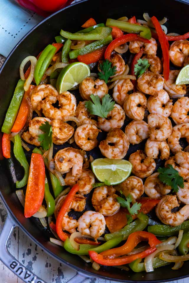 Spicy Shrimp and Peppers (30 minute meal) Crazy for Crust