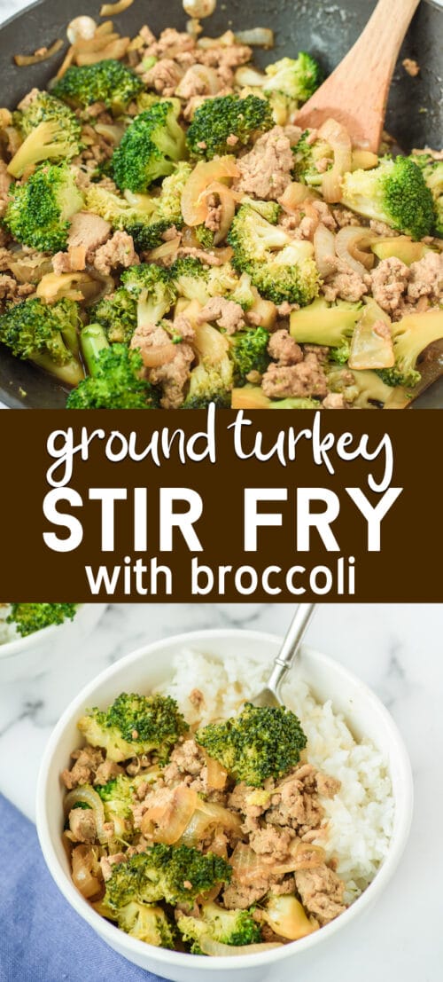 Stir Fry Broccoli and Ground Turkey Recipe | Crazy for Crust