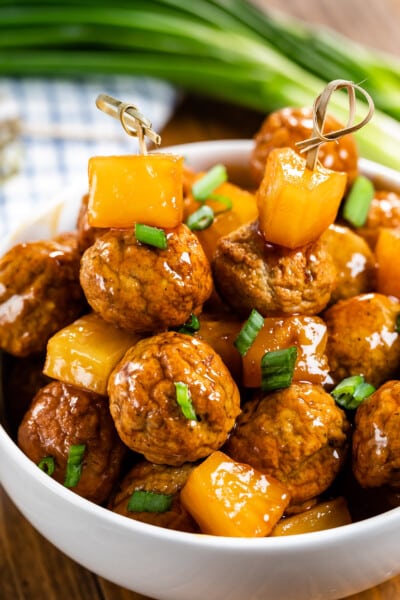 Easy Teriyaki Meatballs (30 minute meal) - Crazy for Crust