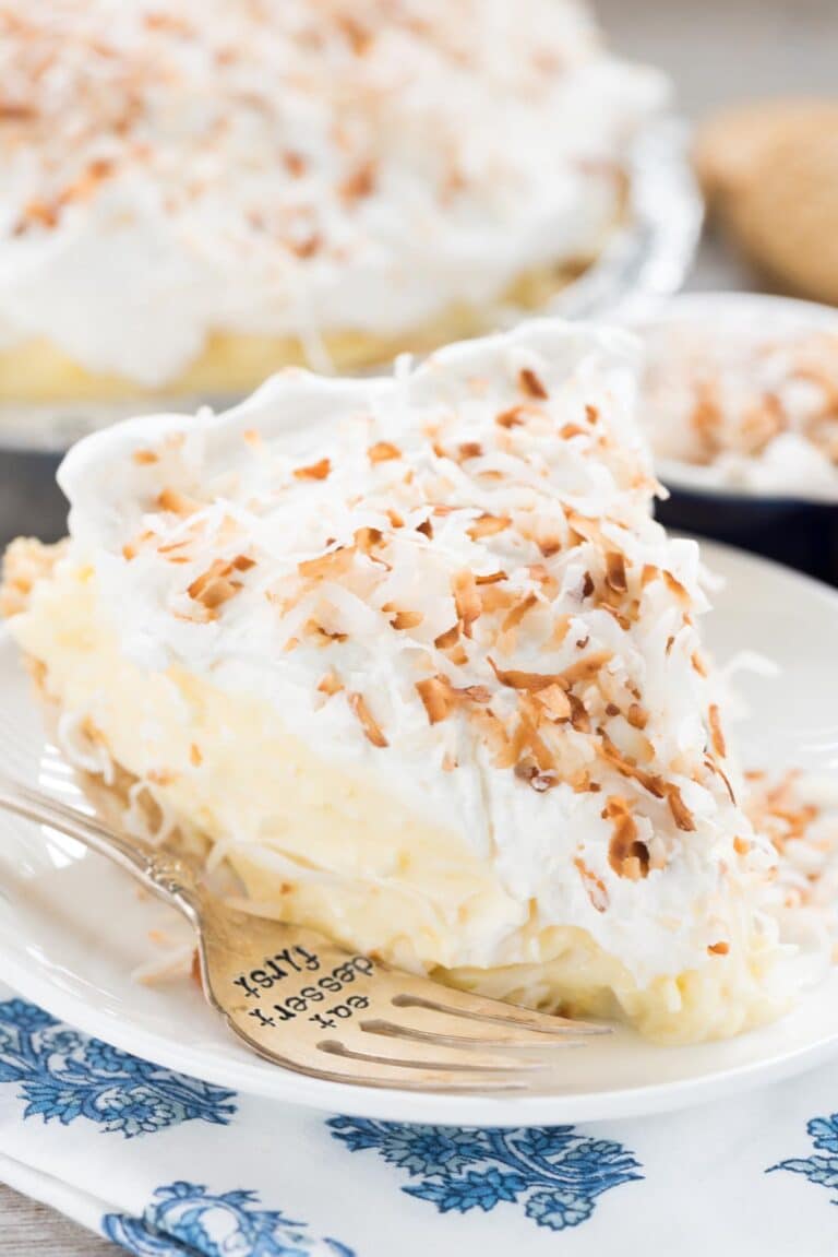 EAST Coconut Cream Pie (no bake) - Crazy For Crust