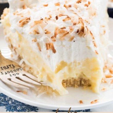 EAST Coconut Cream Pie (no bake) - Crazy For Crust