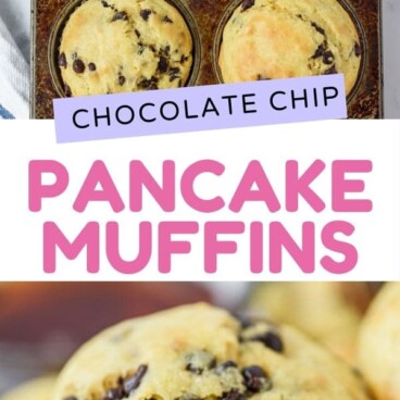 Chocolate Chip Pancake Muffins Perfect Breakfast Crazy For Crust