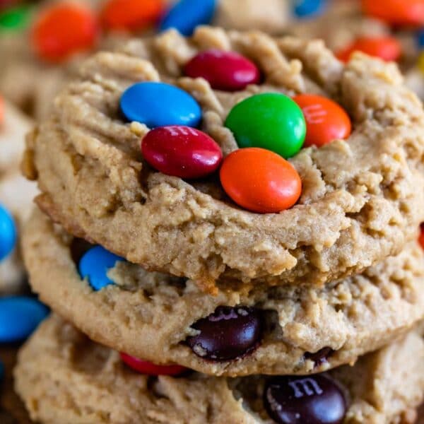 Peanut Butter M&M Cookies Recipe - Crazy for Crust