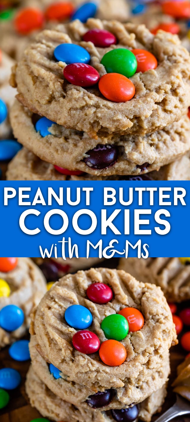 Peanut Butter M&M's Cookies - Together as Family