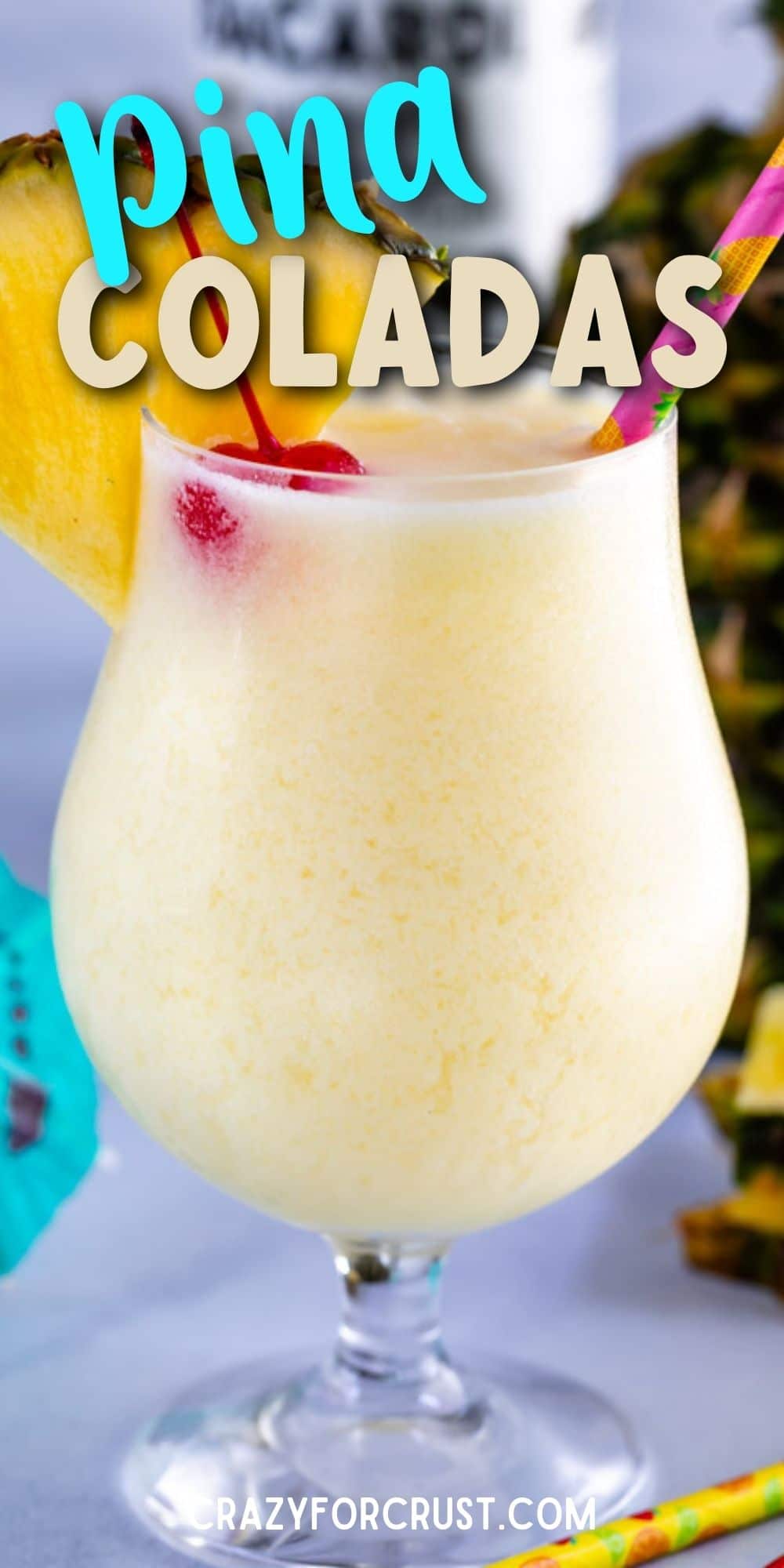 Easy Pina Colada Recipe (Only 3 ingredients) | Crazy for Crust