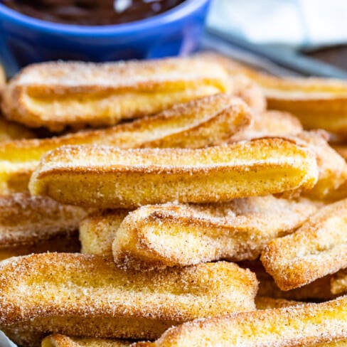 Easy Air Fryer Churros Recipe (with video) - Crazy for Crust