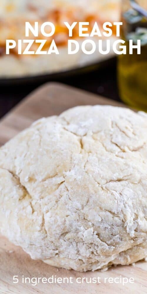 No Yeast Pizza Dough Recipe (5 ingredients) Crazy for Crust