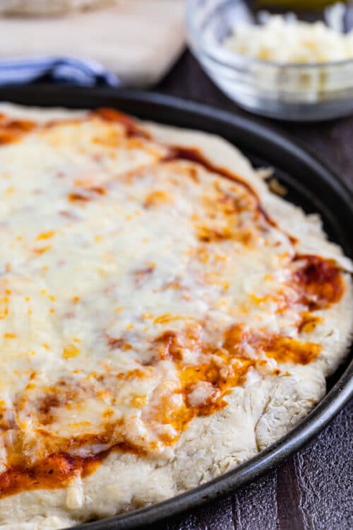 No Yeast Pizza Dough Recipe (5 ingredients) - Crazy for Crust