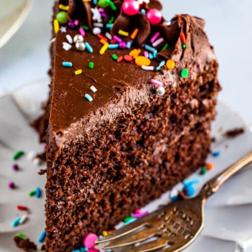 plain chocolate cake