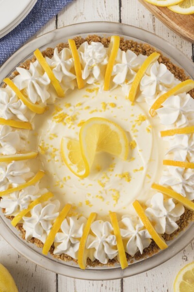 BEST No Bake Lemon Pie Recipe - Crazy for Crust