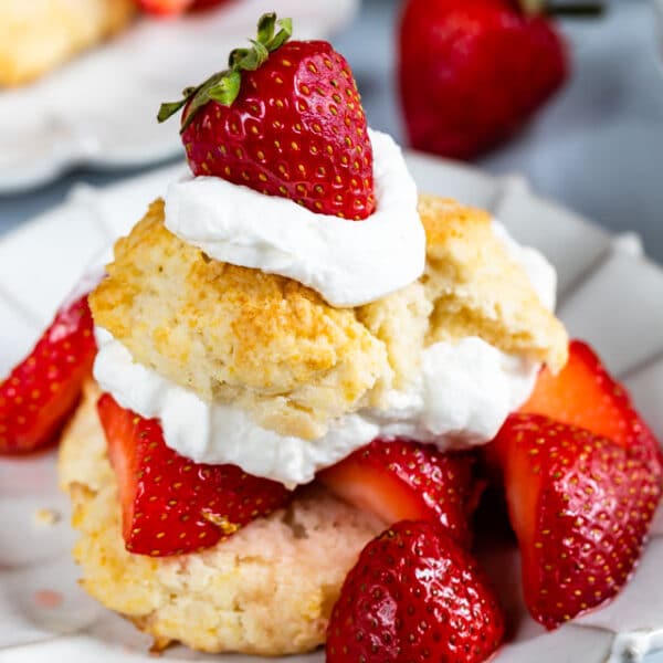 Biscuit Strawberry Shortcake Recipe - Crazy for Crust