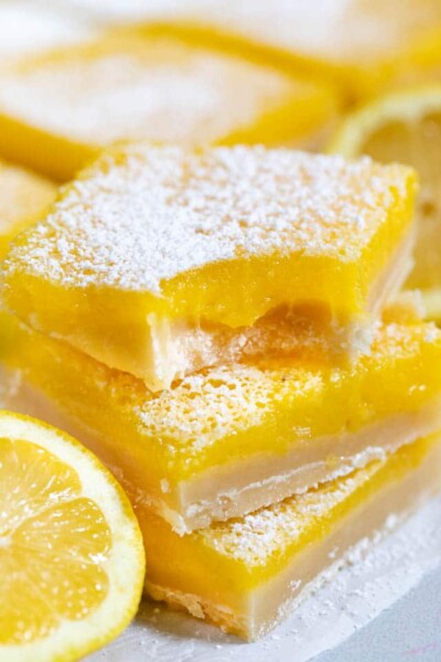 Best Lemon Bars Recipe EVER, Seriously - Crazy for Crust